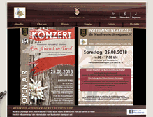 Tablet Screenshot of musikverein-bennigsen.de